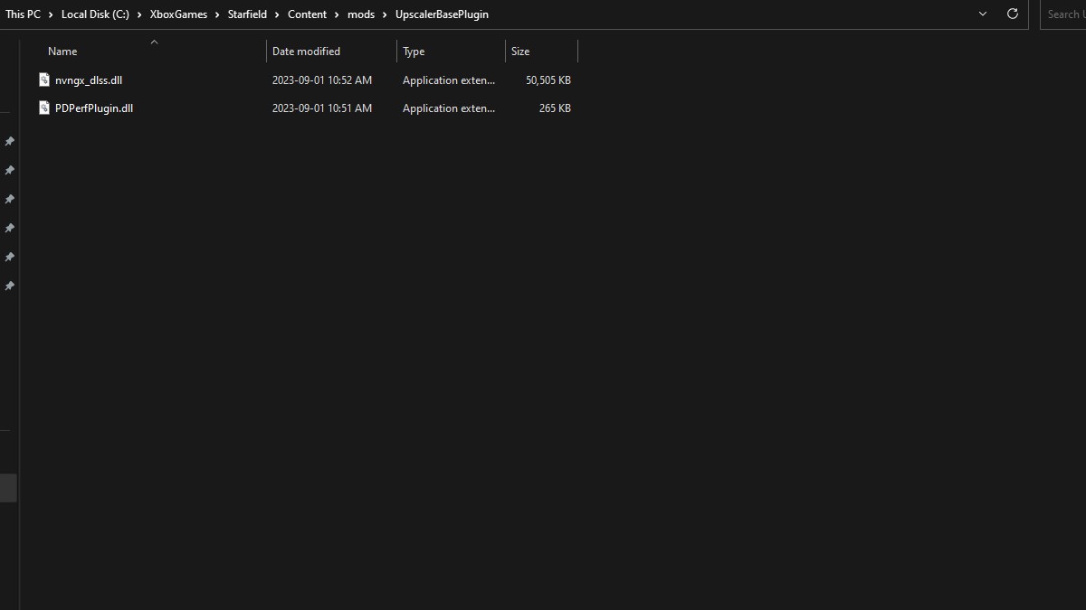 1693594207 39 Comment telecharger et utiliser le mod Starfield DLSS Starfield UpscalerBasePlugin