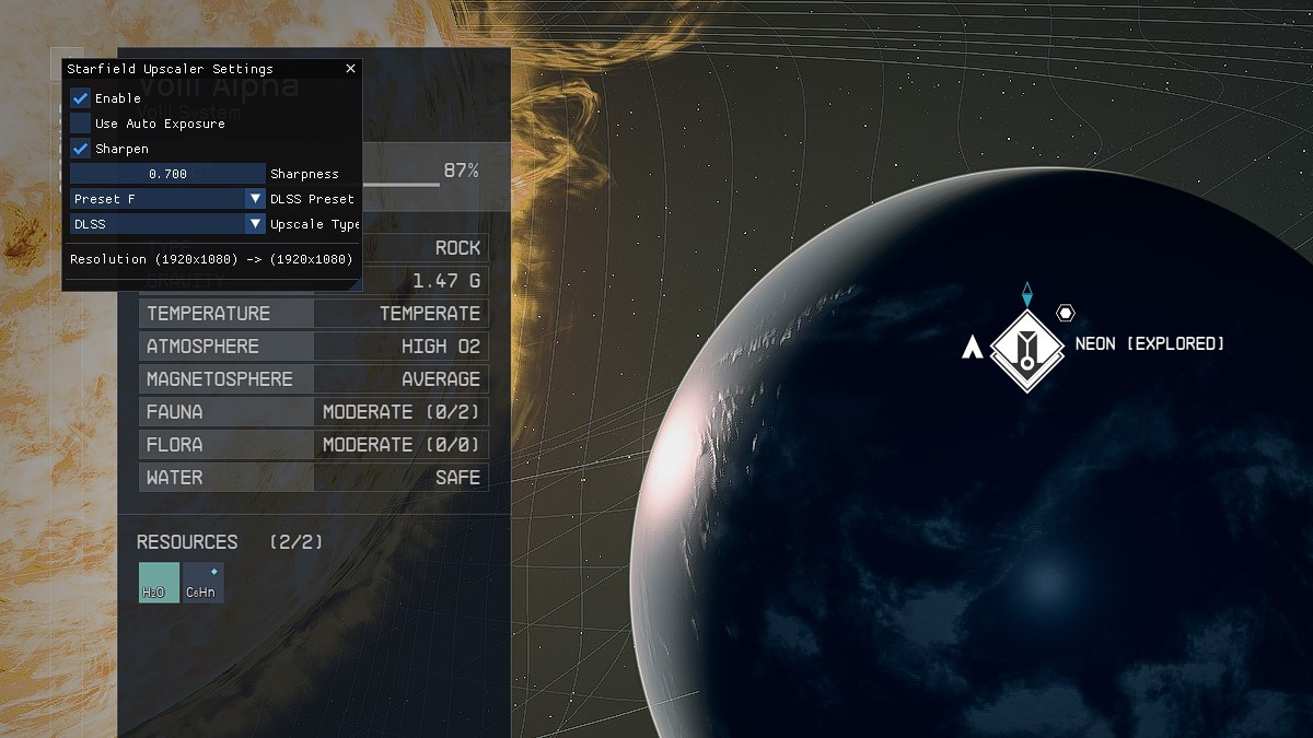 1693594208 52 Comment telecharger et utiliser le mod Starfield DLSS Paramètres de Starfield Upscaler