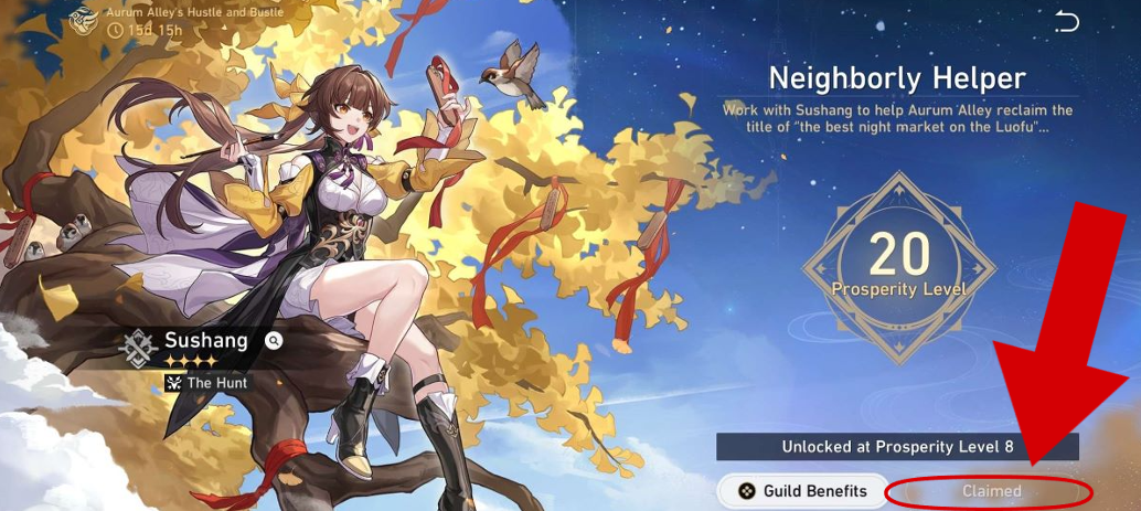 1693677707 365 Guide des evenements et recompenses dAurum Alley pour Honkai Star Réclamez votre Sushang de Honkai: Star Rail’s Aurum Alley Hustle and Bustle