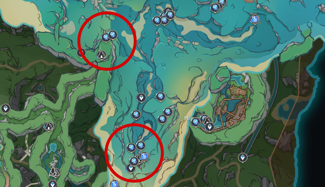 1693679495 142 Ou trouver Tidalga a Genshin Impact Tidalga Carte des emplacements dans la tranchée à Genshin Impact
