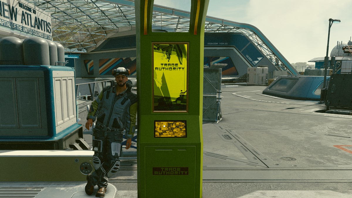 Comment faire de la contrebande a Starfield Kiosque de la Starfield Trade Authority