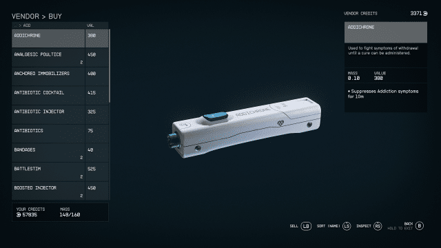 Comment se debarrasser de la dependance aux stimulants a Starfield Comment se debarrasser de la dependance aux stimulants a Starfield