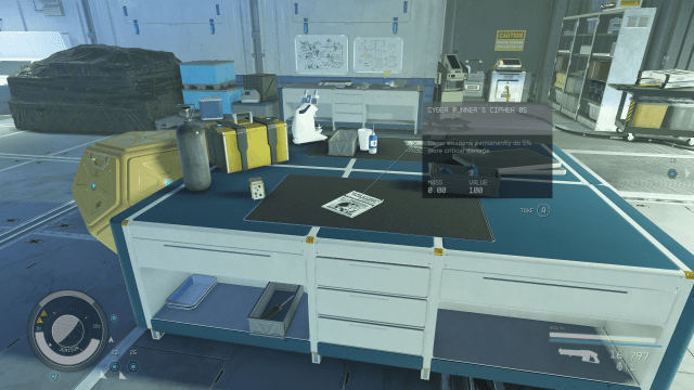 Comment terminer le sabotage dans Starfield Cyber Runner's Cipher Skill Magazine