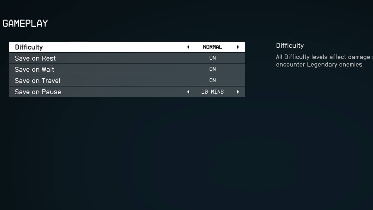 Meilleurs parametres PC pour Starfield Paramètres de jeu Starfield