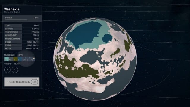Ou trouver Washakie a Starfield Starfield Planète Washakie