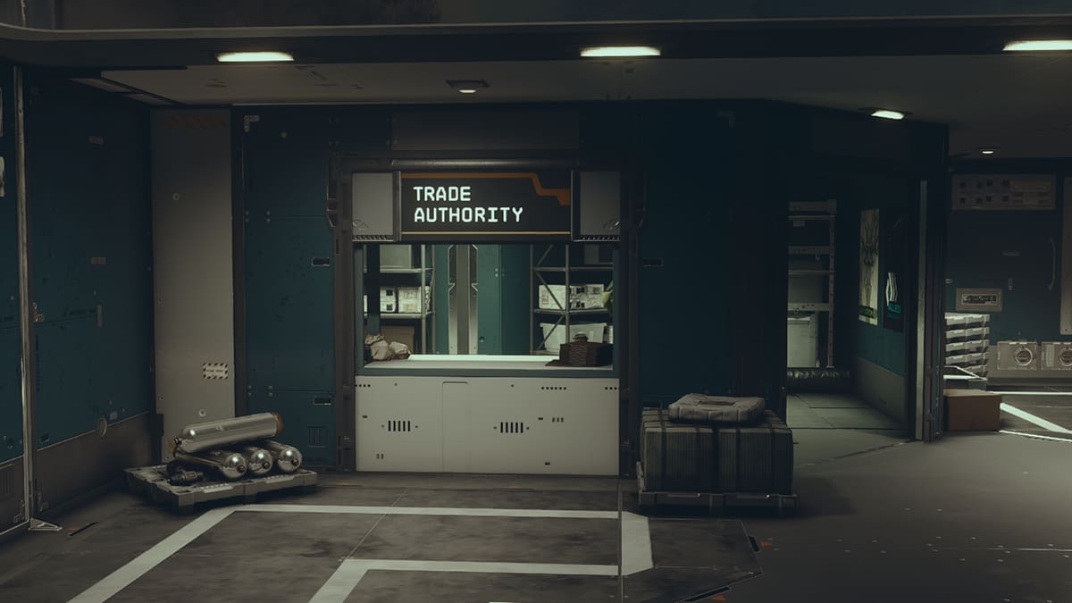 Tous les kiosques de lautorite commerciale a Starfield Le magasin Den Trade Authority