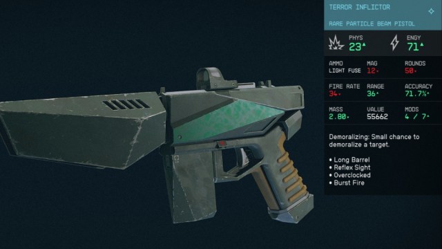 1696275883 764 Comment obtenir un infligeur de terreur a Starfield Starfield Terror infligtor unique WEapon