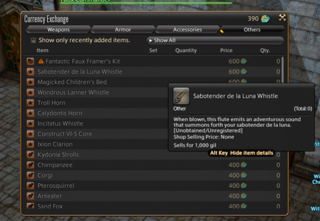 1696338767 611 FFXIV Comment obtenir le mont Sabotender de La Luna FFXIV Sabotender de La Luna Mount Acheter