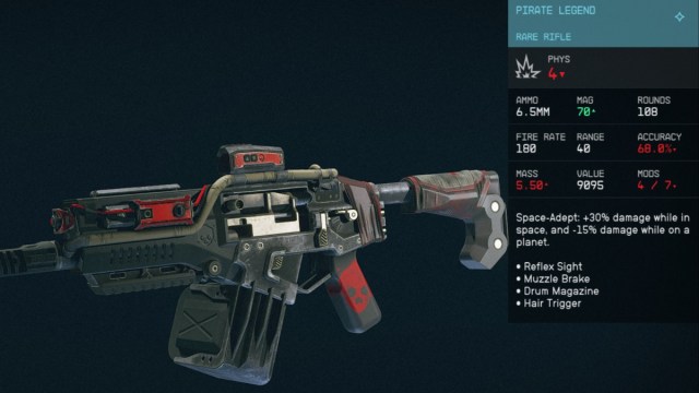 1696523433 97 Comment obtenir Pirate Legend a Starfield Statistiques de Starfield Pirate Legend