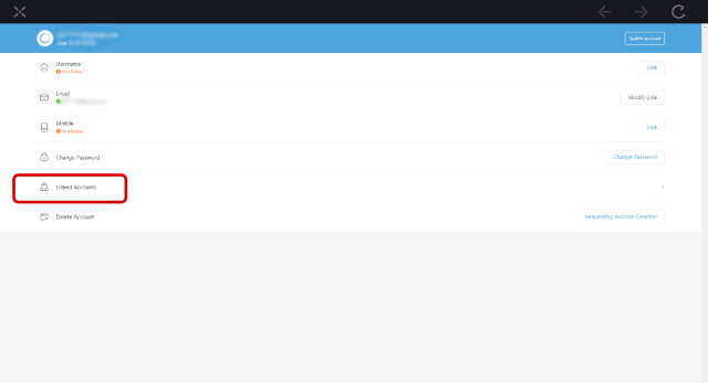 1697652361 996 Comment utiliser les comptes de liens croises sur differentes plates formes Honkai : Star Rail Lier des comptes et plus Menu