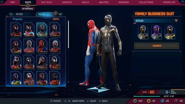 1697732353 256 Tous les costumes dans Spider Man 2 pour Peter et Miles 1697732353 256 Tous les costumes dans Spider Man 2 pour Peter et Miles