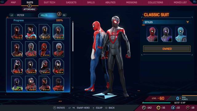 1697732353 666 Tous les costumes dans Spider Man 2 pour Peter et Miles 1697732353 666 Tous les costumes dans Spider Man 2 pour Peter et Miles