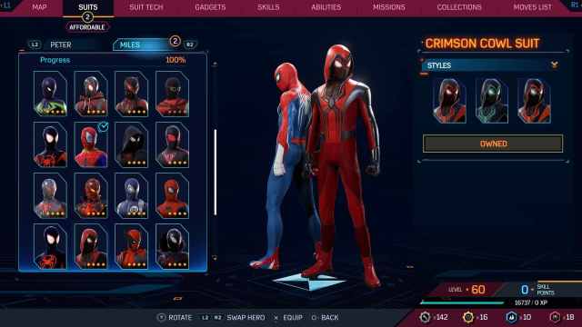 1697732356 552 Tous les costumes dans Spider Man 2 pour Peter et Miles 1697732356 552 Tous les costumes dans Spider Man 2 pour Peter et Miles
