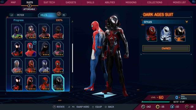 1697732357 856 Tous les costumes dans Spider Man 2 pour Peter et Miles 1697732357 856 Tous les costumes dans Spider Man 2 pour Peter et Miles