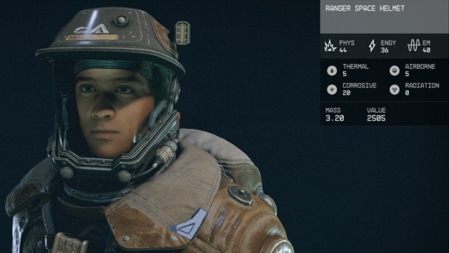 1697821947 952 Comment obtenir la combinaison spatiale Ranger dans Starfield Casque spatial Starfield Ranger
