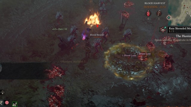 Comment obtenir des leurres de sang dans Diablo 4 Leurres de sang dans la récolte de sang