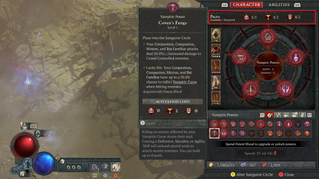 Comment obtenir et equiper tous les pouvoirs vampiriques dans Diablo Comment obtenir et equiper tous les pouvoirs vampiriques dans Diablo