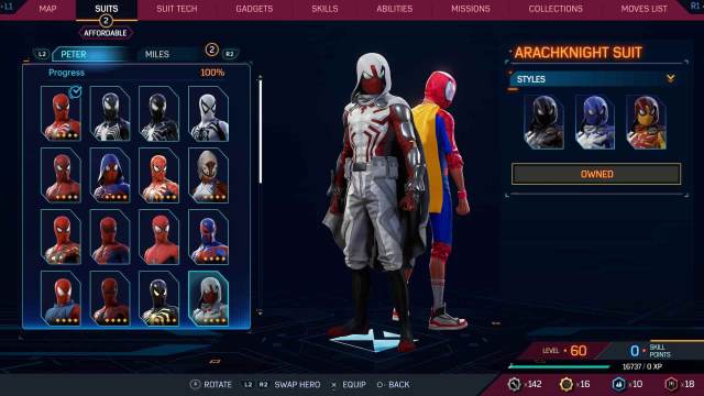 Comment obtenir le costume dArachknight pour Peter Parker dans Spider Man Comment obtenir le costume dArachknight pour Peter Parker dans Spider Man