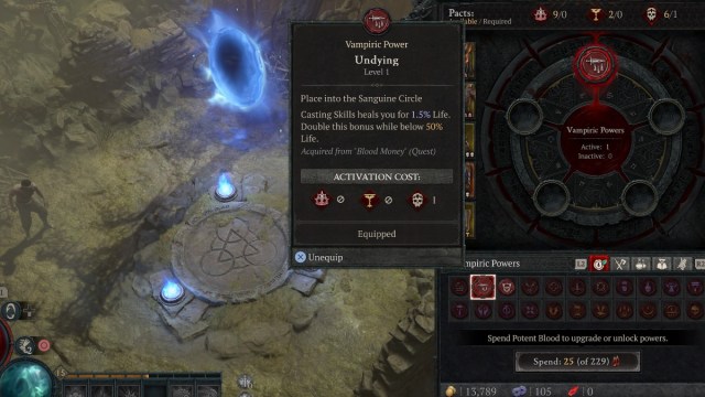 Comment sequiper de pouvoirs vampiriques dans Diablo 4 Pouvoirs vampiriques dans Diablo 4