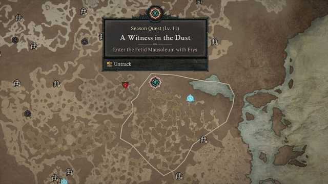 Comment terminer Un temoin dans la poussiere dans Diablo 4 Comment terminer Un temoin dans la poussiere dans Diablo 4