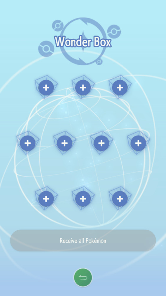 Comment transferer vos Pokemon de la banque a la MAISON Une capture d’écran Pokémon HOME d’une Wonder Box Plan Premium.