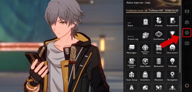 Comment utiliser les comptes de liens croises sur differentes plates formes Honkai : Star Rail Menu des paramètres