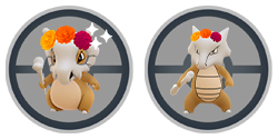 Informations sur levenement Pokemon GO Dia de Muertos 2023 Images de Cubone et Marowak portant des couronnes de cempasúchil dans Pokémon GO.