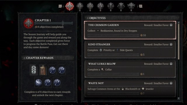 Le periple saisonnier de Diablo 4 est il suivi dans la Le periple saisonnier de Diablo 4 est il suivi dans la