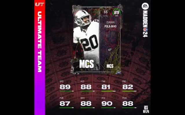 Madden NFL 24 Comment obtenir le safety Isaiah Palo Mao Madden NFL 24 Comment obtenir le safety Isaiah Palo Mao