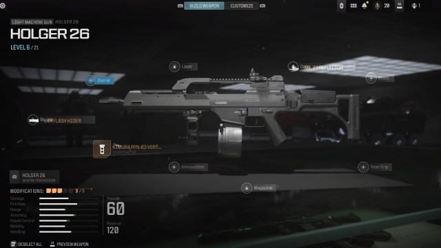 Meilleur Holger 26 Loadout dans Modern Warfare 3 Holger 26