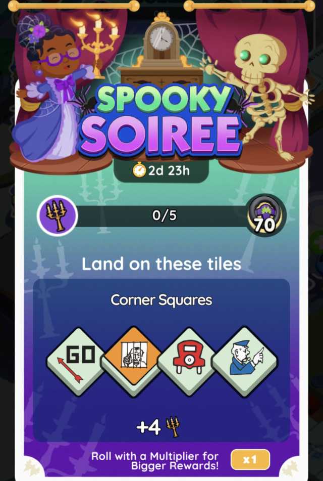Monopoly GO toutes les recompenses de levenement Soiree effrayante Monopoly GO toutes les recompenses de levenement Soiree effrayante