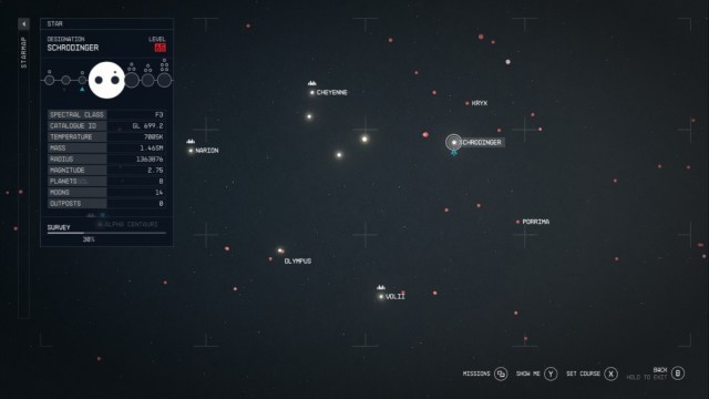 Ou trouver Schrodinger III dans Starfield Système Schrödinger Starfield