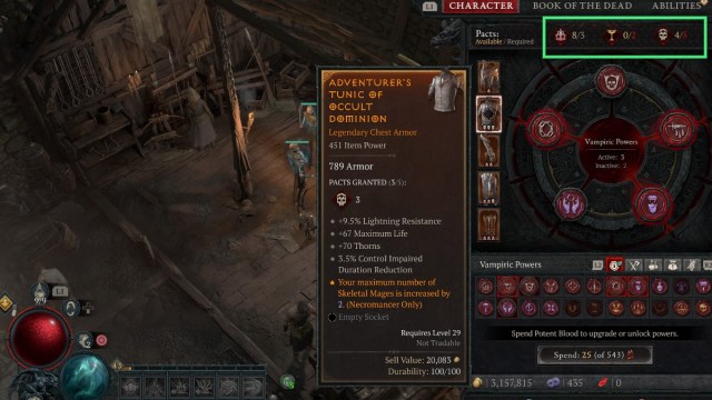 Tous les pactes de la saison 2 de Diablo 4 Pactes Diablo 4