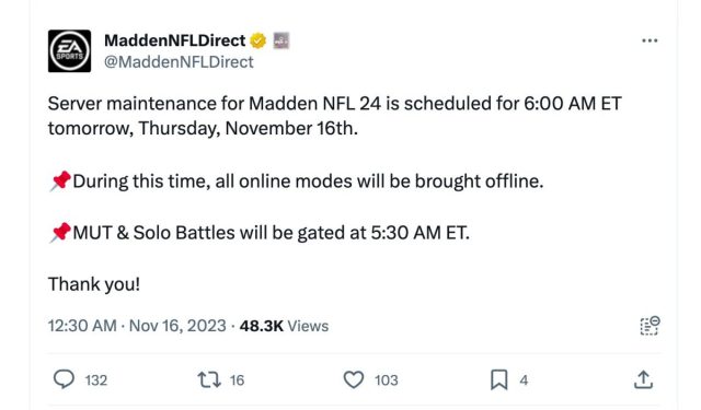 1700142393 398 Les serveurs Madden NFL 24 sont ils en panne Comment 1700142393 398 Les serveurs Madden NFL 24 sont ils en panne Comment