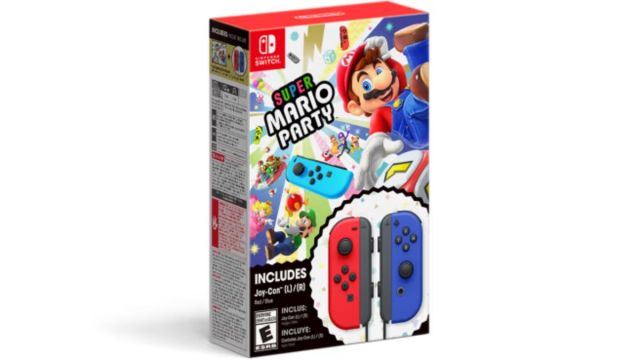 1700593351 539 Meilleures offres du Black Friday pour Nintendo Switch 2023 Ensemble Nintendo Switch Joy-Con et Super Mario Party.