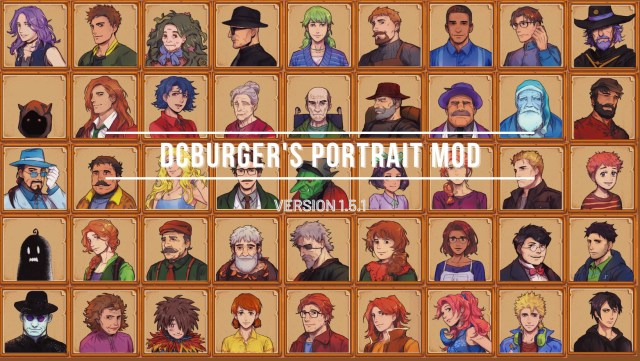 1700961928 404 Top 10 des mods PC de Stardew Valley novembre 2023.webp DCBurgers Portrait Mods