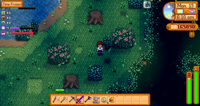 Comment obtenir du bois dur dans Stardew Valley Forêt de Cendre-Snap dans Stardew Valley