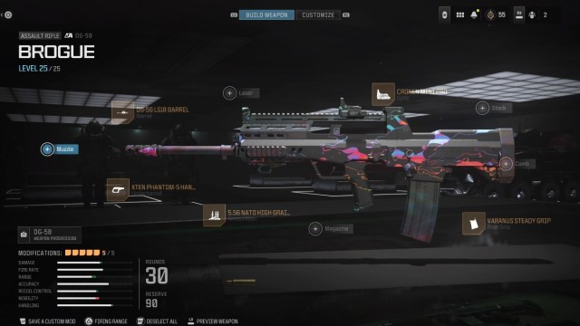 Meilleur equipement DG 58 dans Modern Warfare 3 DG-58 MW3 Chargement