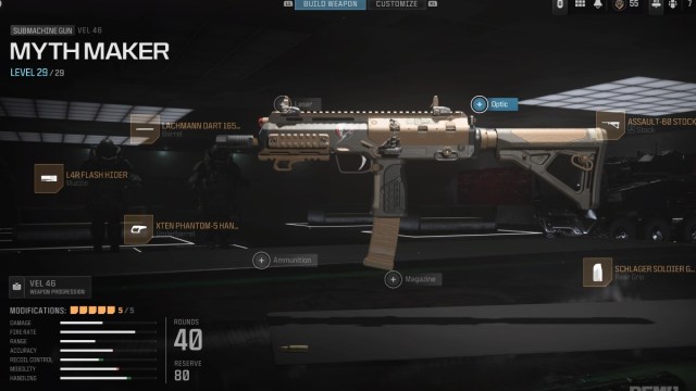 Meilleure configuration dequipement et de classe VEL 46 dans MW3 Équipement VEL 46