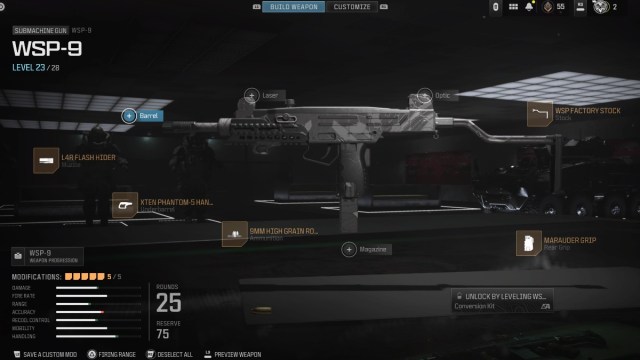 Meilleure configuration dequipement et de classe WSP 9 dans MW3 Chargement WSP-9 MW3