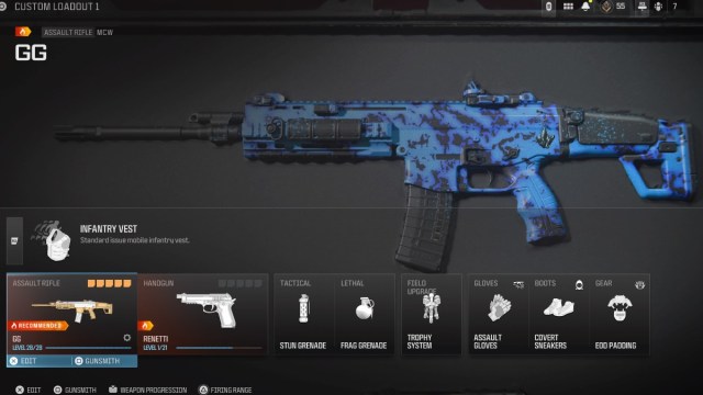 Meilleure configuration dequipement et de classe de recherche et de Rechercher et détruire la classe MW3