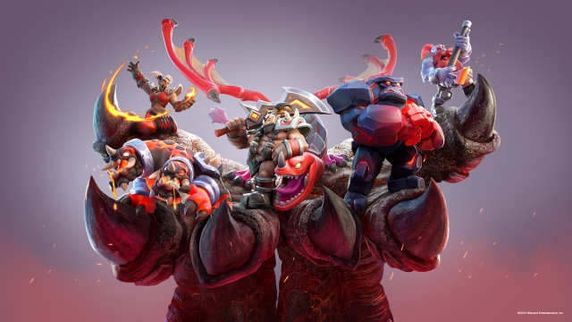 Meilleurs chefs et talents dans Warcraft Rumble Image d’unités Warcraft Rumble debout sur une relique de donjon.