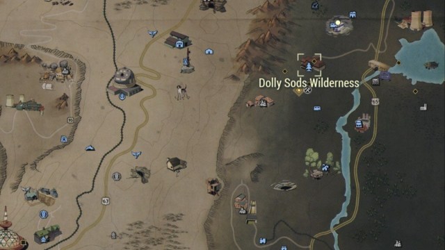 Ou trouver les lieux de Yao Guai dans Fallout 76 Fallout 76 Dolly Sods Wilderness
