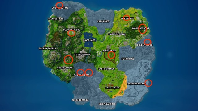 Tous les emplacements Gnome dans Fortnite Chapitre 4 Saison 5 Emplacements des gnomes dans Fortnite Chapitre 4 Saison 4