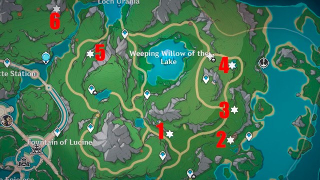 Tous les emplacements des succursales de Foggy Forest dans Genshin Tous les emplacements des succursales de Foggy Forest dans Genshin