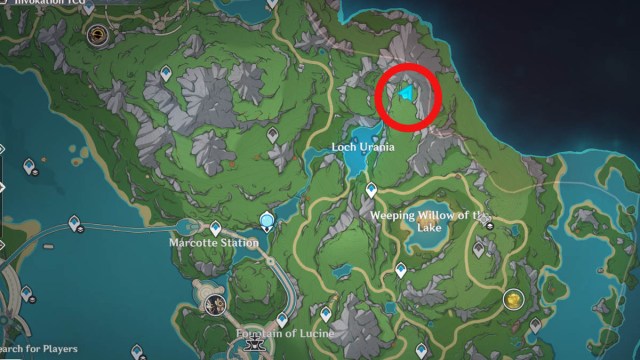 Tous les sanctuaires des profondeurs de Fontaine dans la version Genshin Impact 4.2 Sanctuaires des profondeurs Loch Urania Emplacement