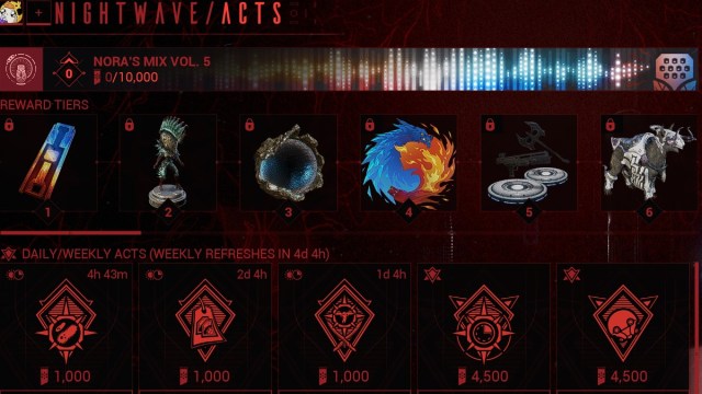 Warframe Toutes les recompenses du Mix Volume 5 de Nora Warframe Toutes les recompenses du Mix Volume 5 de Nora