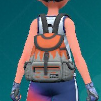 1703038342 16 Tous les nouveaux articles de mode dans Pokemon Indigo Disk Capture d’écran de Pokemon Scarlet et Violet d’un sac à dos triangle sur le thème de Talonflame.
