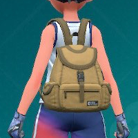 1703038342 514 Tous les nouveaux articles de mode dans Pokemon Indigo Disk Capture d’écran de Pokemon Scarlet et Violet d’un sac à dos triangle marron.