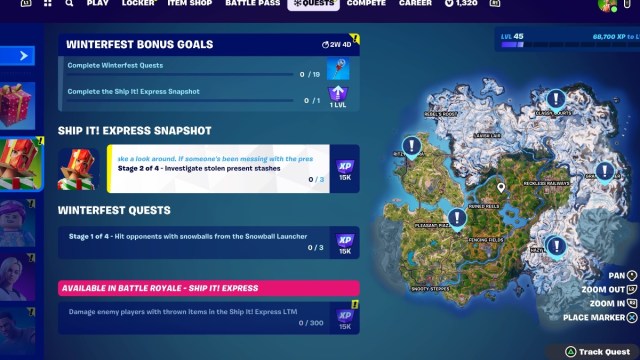 Comment completer linstantane Shipt It Express dans Fortnite Comment completer linstantane Shipt It Express dans Fortnite